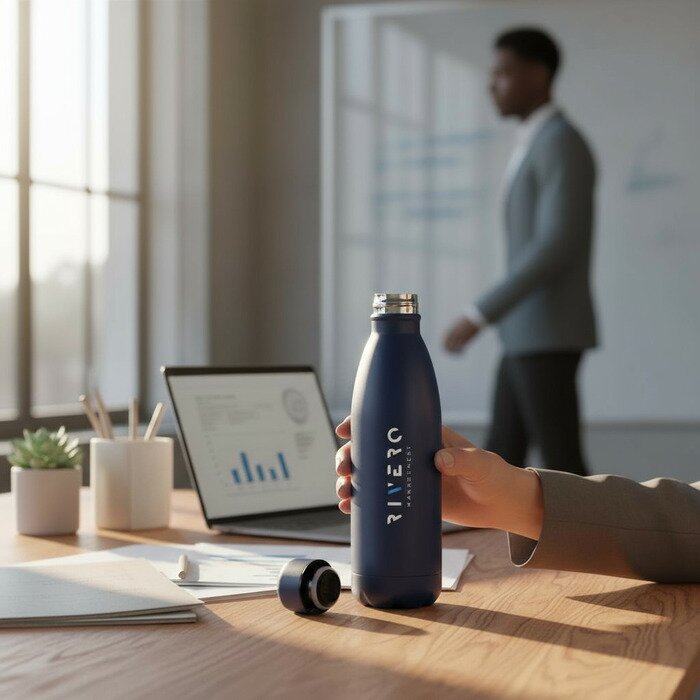 bedrukte thermosfles als relatiegeschenk