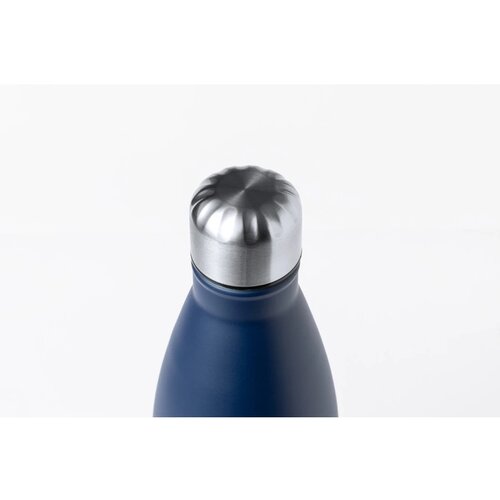 Willy Koperen Geïsoleerde Thermos Fles Donker Blauw 750 ml