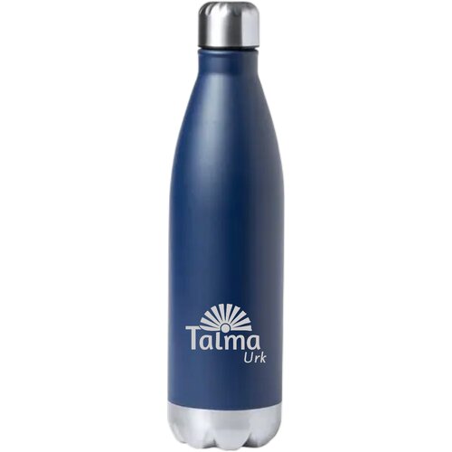 Willy Koperen Geïsoleerde Thermos Fles Donker Blauw 750 ml