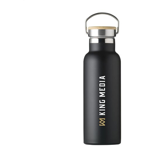 Nordvik Rcs Recycled Steel 500 Ml Drinkfles Zwart
