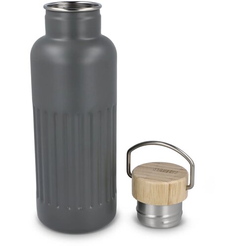 Gerecycled RVS Thermo fles 500ml grijs 500 ml
