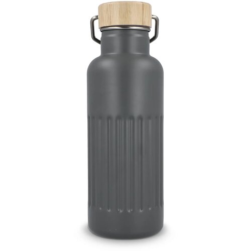 Gerecycled RVS Thermo fles 500ml grijs 500 ml