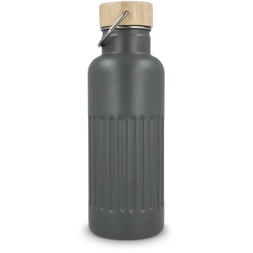 Gerecycled RVS Thermo fles 500ml grijs 500 ml