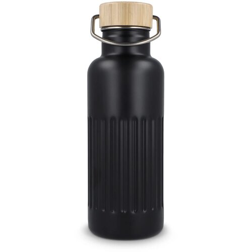 Gerecycled RVS Thermo fles 500ml zwart 500 ml
