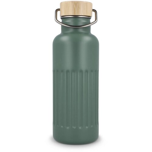 Gerecycled RVS Thermo fles 500ml olijfgroen 500 ml