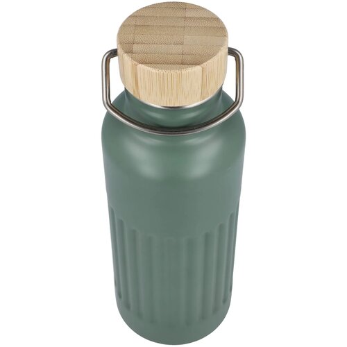Gerecycled RVS Thermo fles 500ml olijfgroen 500 ml