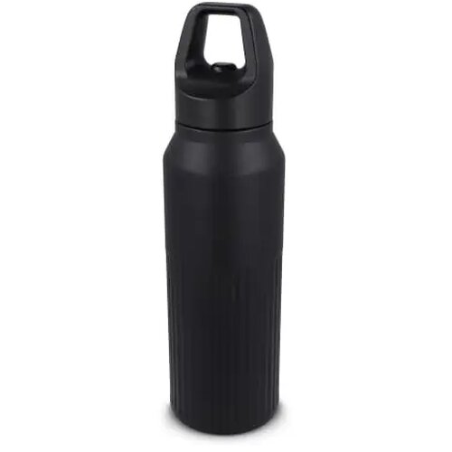 Thermofles met Easy-Click dop zwart