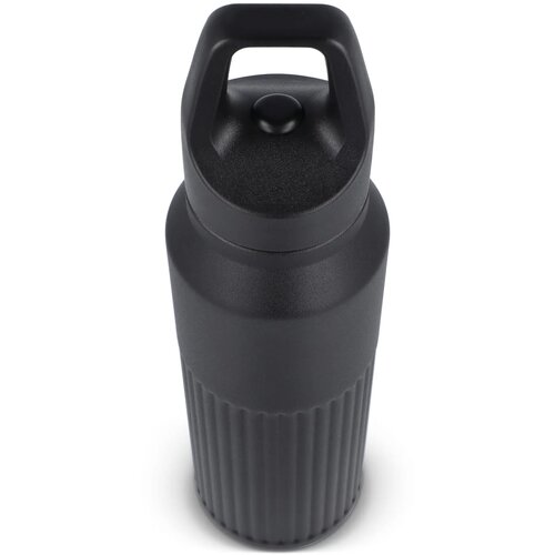 Thermofles met Easy-Click dop zwart