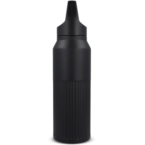 Thermofles met Easy-Click dop zwart