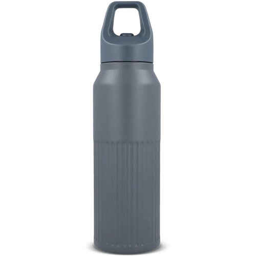 Thermofles met Easy-Click dop grijs