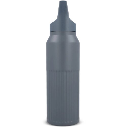 Thermofles met Easy-Click dop grijs