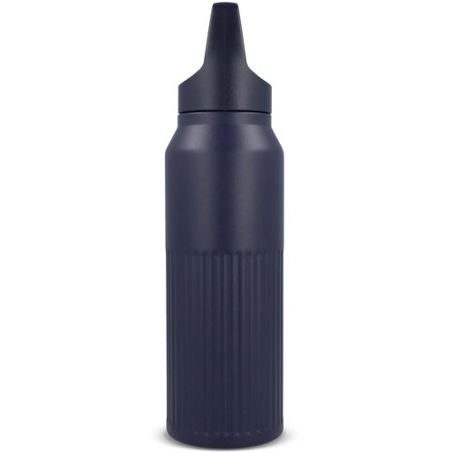 Thermofles met Easy-Click dop donkerblauw
