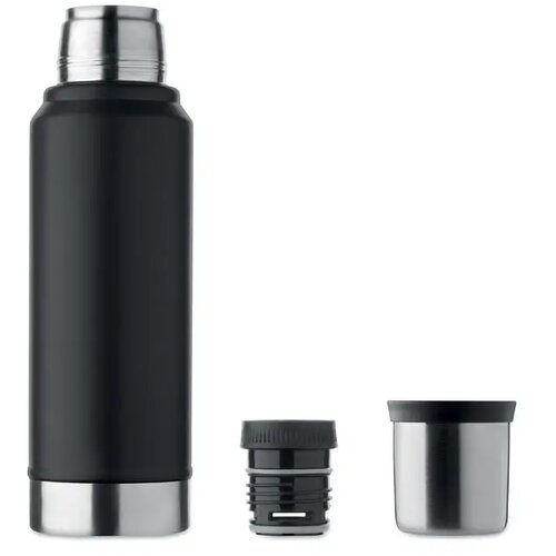Dubbelwandige fles Nyima Zwart 1000 ml