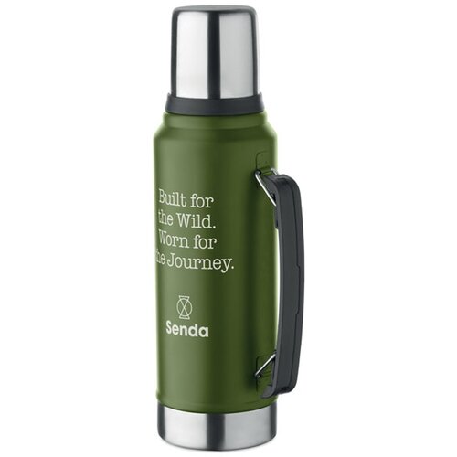 Dubbelwandige fles 1l Nyima donker marinegroen 1000 ml