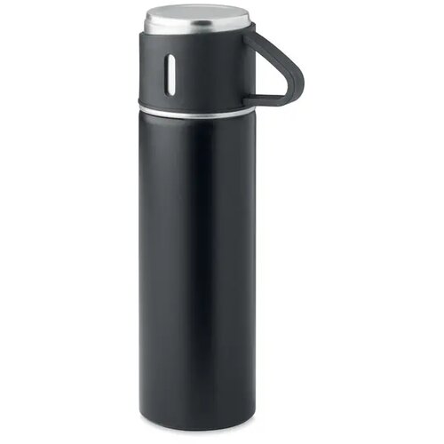 Dubbelwandige fles Tonia Zwart 420 ml