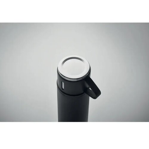 Dubbelwandige fles Tonia Zwart 420 ml