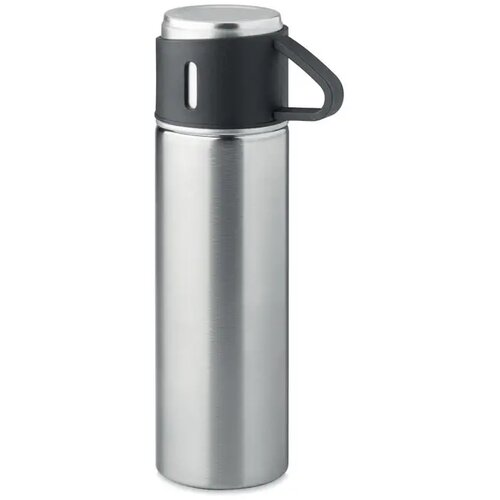 Dubbelwandige fles Tonia Zilver 420 ml