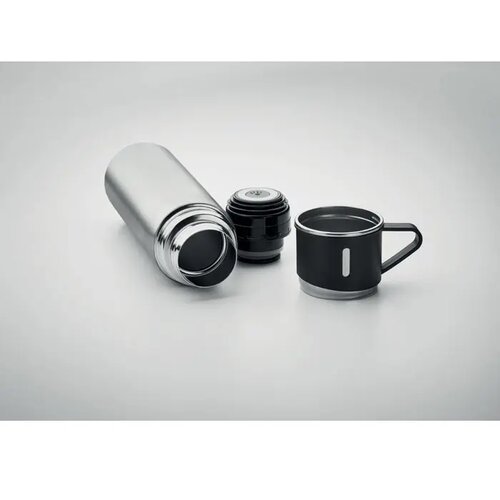 Dubbelwandige fles Tonia Zilver 420 ml