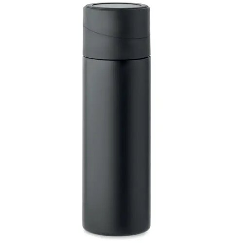 Dubbelwandige fles 420ml. Phottle zwart 420 ml