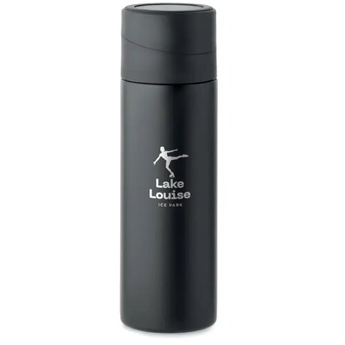 Dubbelwandige fles 420ml. Phottle zwart 420 ml