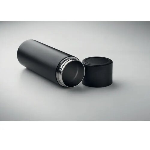 Dubbelwandige fles 420ml. Phottle zwart 420 ml
