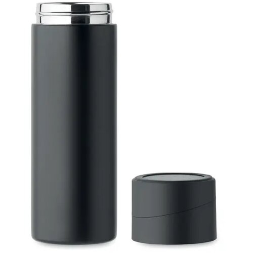 Dubbelwandige fles 420ml. Phottle zwart 420 ml