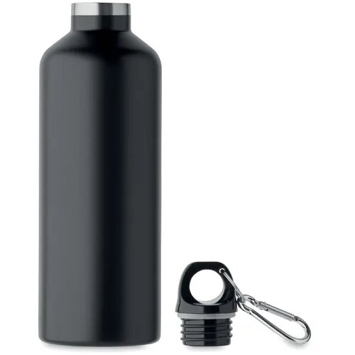 Dubbelwandige fles 500ml Carabi zwart