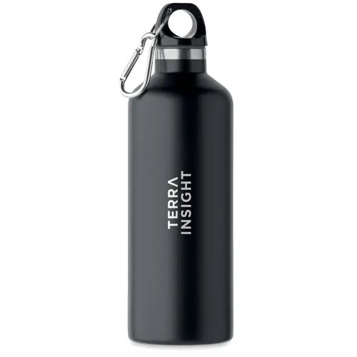 Dubbelwandige fles 500ml Carabi zwart