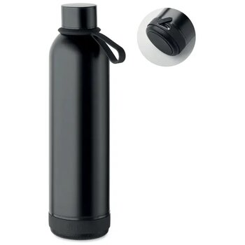 Dubbelwandige fles 500ml Musey zwart 500 ml