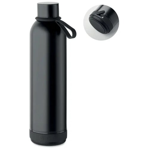 Dubbelwandige fles 500ml Musey zwart 500 ml