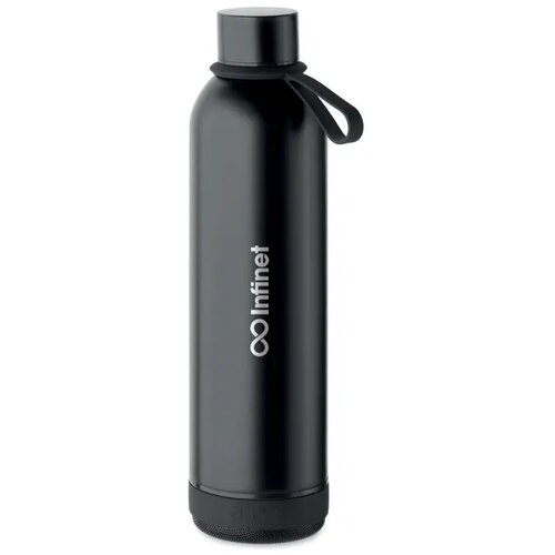 Dubbelwandige fles 500ml Musey zwart 500 ml