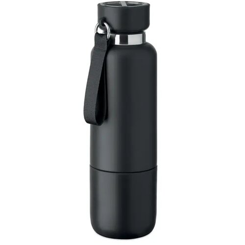 Dubbelwandige fles Noeka Zwart 500 ml