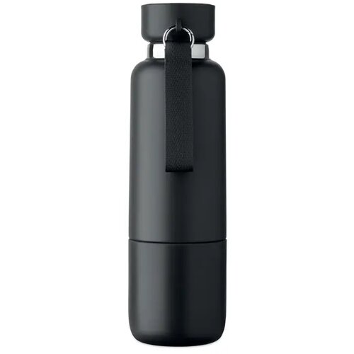 Dubbelwandige fles Noeka Zwart 500 ml