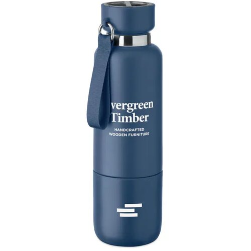 Dubbelwandige fles Noeka Kobaltblauw 500 ml