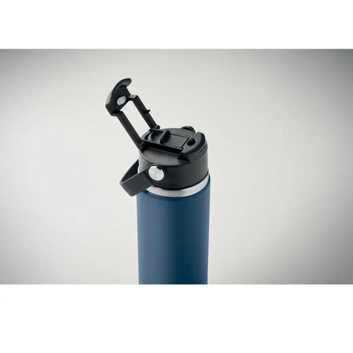 Dubbelwandige fles Suma grip Kobaltblauw 500 ml