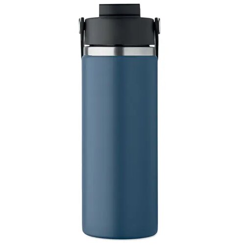 Dubbelwandige fles Suma grip Kobaltblauw 500 ml