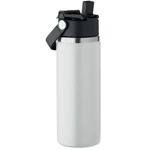 Dubbelwandige fles Suma grip Wit 500 ml