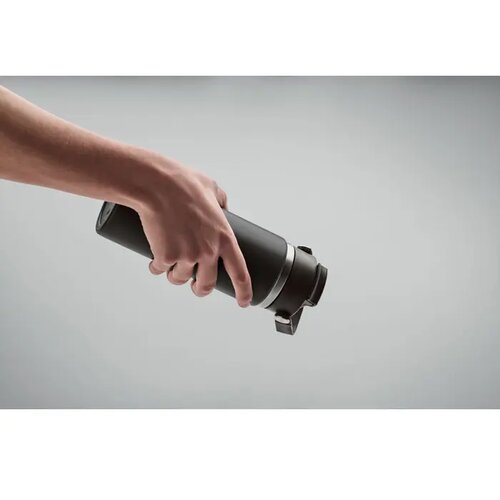 Dubbelwandige fles Suma grip Zwart 500 ml