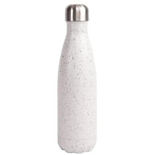 Sagaform Nils stalen fles Splash 500ml wit / zwart 500 ml