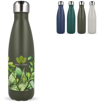 Sagaform Nils stalen fles gepoedercoat 500 ml beige Sagaform Nils stalen fles gepoedercoat 500 ml beige