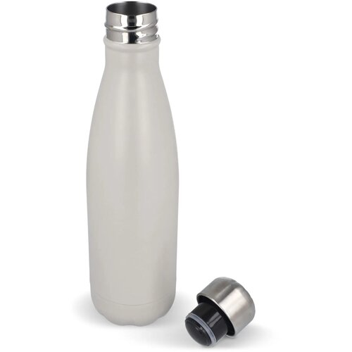 Sagaform Nils stalen fles gepoedercoat 500 ml beige 500 ml