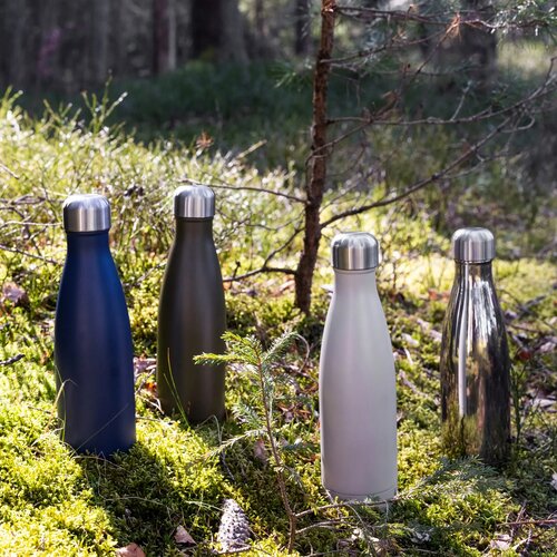 Sagaform Nils stalen fles gepoedercoat 500 ml beige 500 ml