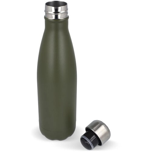 Sagaform Nils stalen fles gepoedercoat 500 ml dried green 500 ml