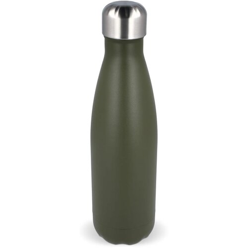 Sagaform Nils stalen fles gepoedercoat 500 ml dried green 500 ml