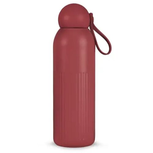 Sagaform Tekla stalen fles (gerecycled) Rood 500 ml