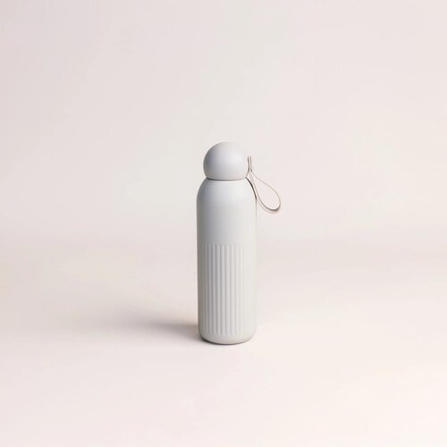 Sagaform Tekla stalen fles (gerecycled) Beige 500 ml
