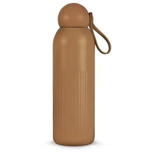 Sagaform Tekla stalen fles (gerecycled) Bruin 500 ml