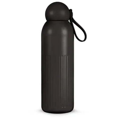 Sagaform Tekla stalen fles (gerecycled) Zwart 500 ml