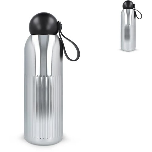 Sagaform Tekla stalen fles chroom (gerecycled) 500 ml