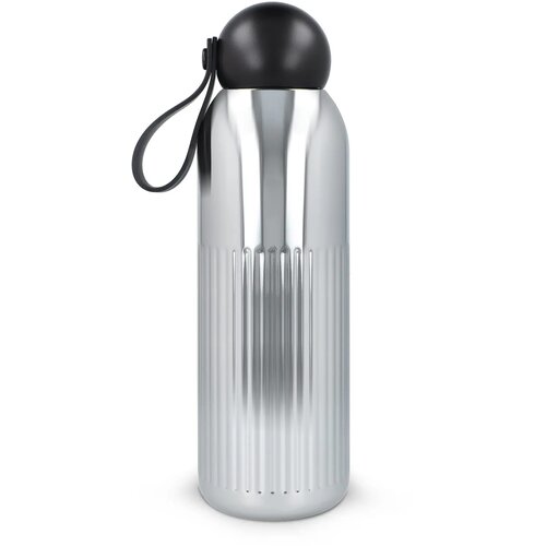 Sagaform Tekla stalen fles chroom (gerecycled) 500 ml chroom 500 ml